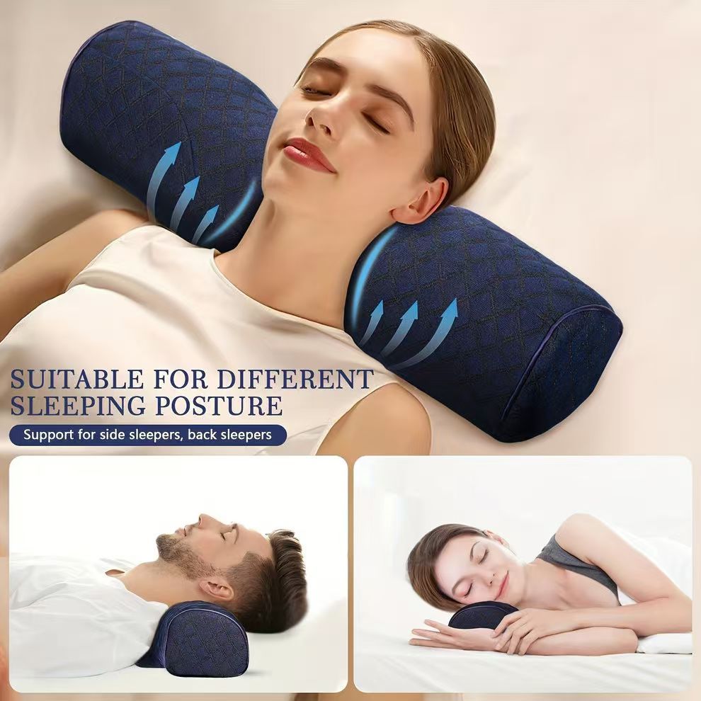 1pc Coussin de Soutien Cervical - Soins Ergonomiques du Cou pour Confort Nomade & Relaxation Instantanée, Coussinet pour Jambes