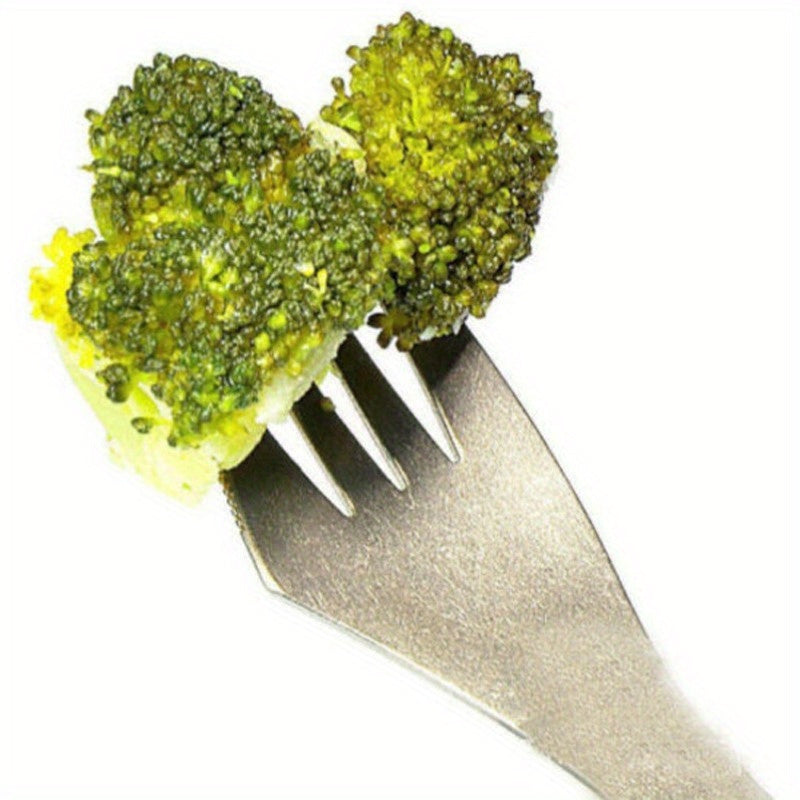 Durable and Versatile 3in 1 Utensils Spork Combo with Cutter for Traveling and Camping