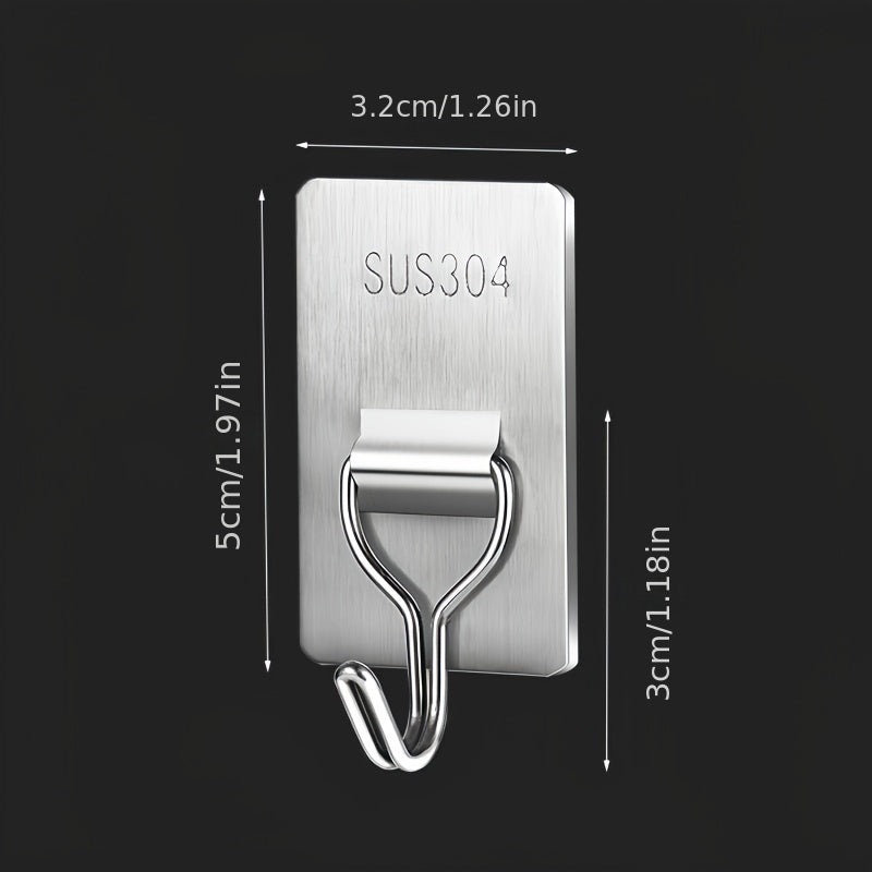 Lot de 10\u002F15 Crochets Adhésifs Sans Couture, Suspension de Cadre Photo Sans Trace ni Clou, Suspension Murale sur Carrelage, Crochets de Fixation Puissants, Style Multifonctionnel, Compatibilité Multi-surfaces, Crochets Utilitaires