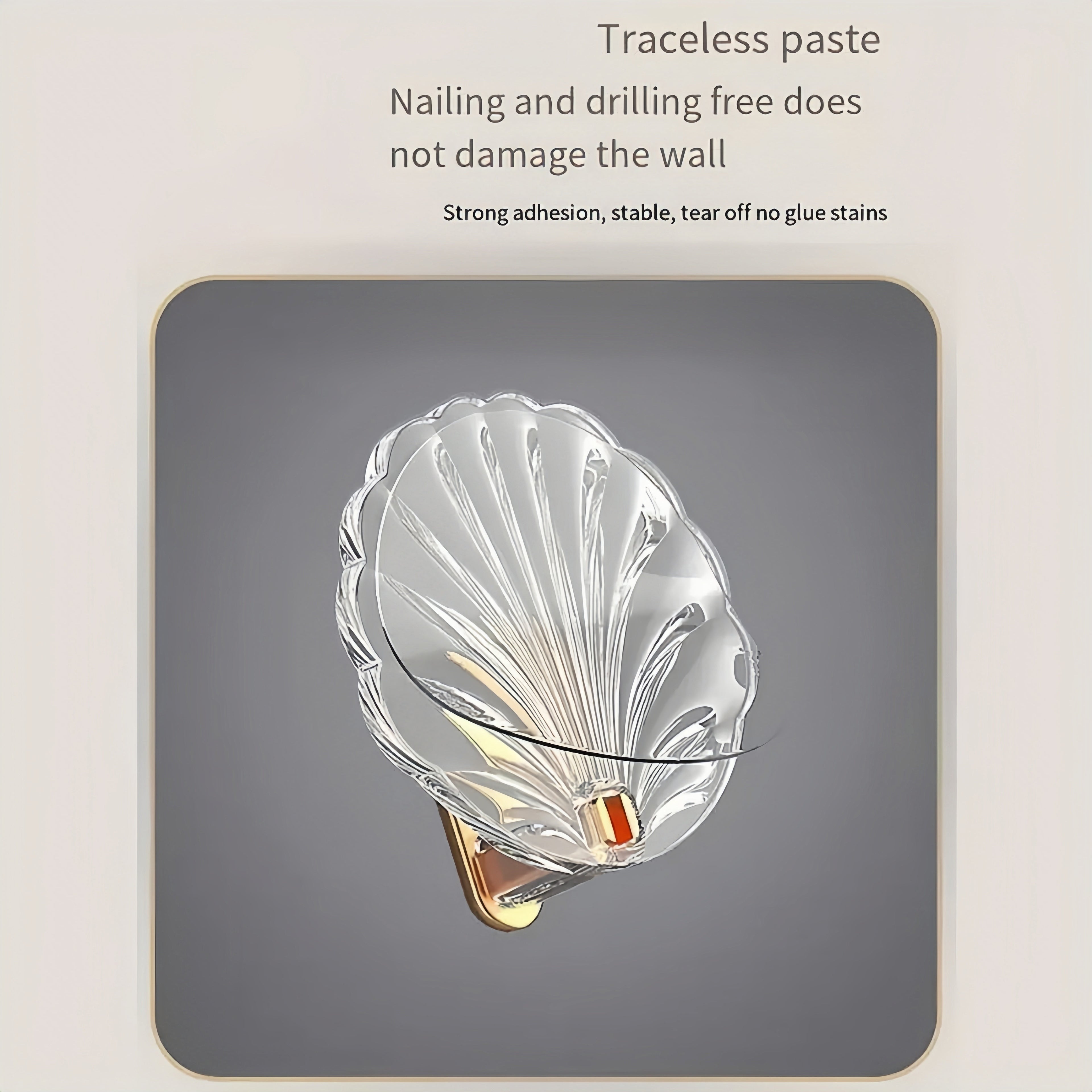 Patins Adhésifs Polyvalents Légers Dorés Sans Perçage, Résistants à l'Eau pour Cuisine et Salle de Bain - Lot de 4