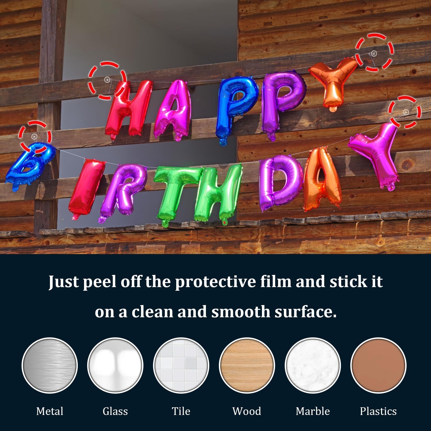 100pcs Crochets de Plafond Auto-Adhésifs Faciles à Installer - Crochets Muraux à Ventouse Métallique Ronds pour Décorations de Noël, Mariage & Anniversaire, Crochets Utilitaires