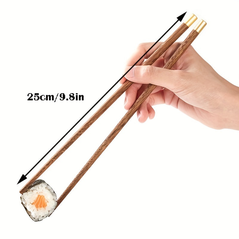5 Pairs Chicken Wings Wooden Chopsticks, Natural Paintless Log Texture High Quality Chinese Food Chopsticks, Tableware, Kitchen Accessories