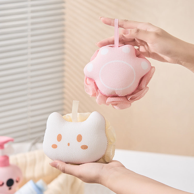 Nouvelle Bombe de Bain de Dessin Animé, Balle de Bain Mignonne, Célébrité Internet, Éponge de Fleur de Bain Douce Et Non Disséminée