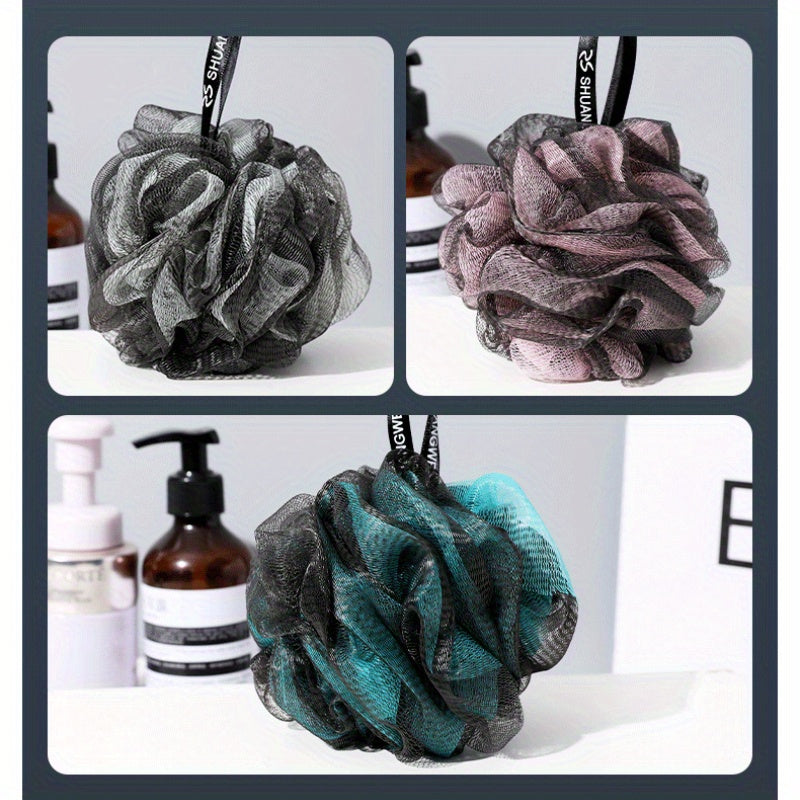 Lot de 3 boules de bain - Convient aux adultes et aux enfants, crée beaucoup de mousse, douces et confortables, pour une utilisation en bain.