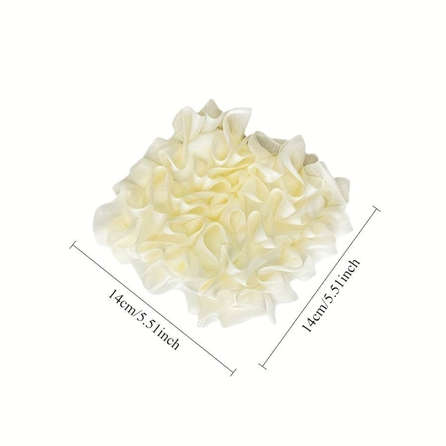 Un 2-en-1 super doux bain fleur bain ball peut être utilisé avec du savon pour une pièce.