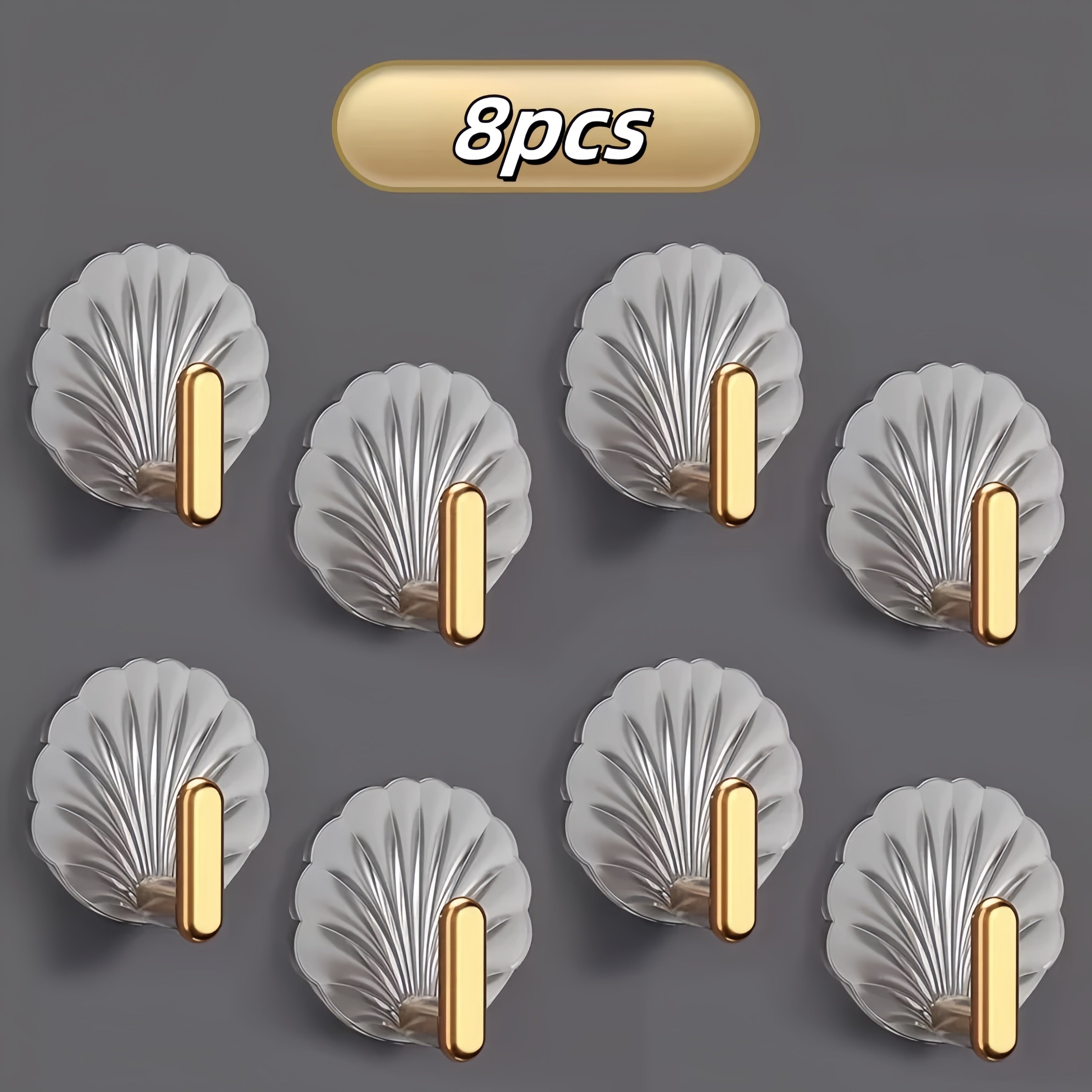 Patins Adhésifs Polyvalents Légers Dorés Sans Perçage, Résistants à l'Eau pour Cuisine et Salle de Bain - Lot de 4